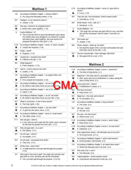 MATT Review Questions